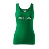 Dámské tílko s potiskem 100% proud (Velikost 2XL, Ženy vodácká tílka Apple green)