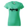 Dámské tričko s potiskem Pod horami (Barva trička - ženy (NOVÉ) Apple green, Velikost - všechny NOVÉ 2XL)