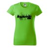 Dámské tričko s potiskem Pod horami (Barva trička - ženy (NOVÉ) Apple green, Velikost - všechny NOVÉ 2XL)