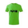 Dětské tričko s potiskem Pod horami (Barva trička (děti) NOVÉ Apple green, Velikost - všechny NOVÉ 110 /4 roky)
