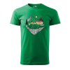 Pánské tričko s potiskem Klídek v přírodě (Barva trička (muži) NOVÉ Apple green, Velikost - všechny NOVÉ 2XL)