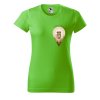 Dámské tričko s potiskem Addicted to hiking (Barva trička - ženy (NOVÉ) Apple green, Velikost - všechny NOVÉ 2XL)
