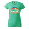 Dámské tričko Adventure is worthwhile (Barva trička - ženy (NOVÉ) Apple green, Velikost - všechny NOVÉ 2XL)
