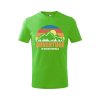 Dětské tričko Adventure is worthwhile (Barva trička (děti) NOVÉ Apple green, Velikost - všechny NOVÉ 110 /4 roky)