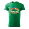Pánské tričko Adventure is worthwhile (Barva trička (muži) NOVÉ Apple green, Velikost - všechny NOVÉ 2XL)