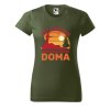 Dámské tričko Jen v přírodě jsem doma (Barva trička - ženy (NOVÉ) Apple green, Velikost - všechny NOVÉ 2XL)