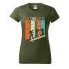 Dámské tričko s potiskem The danger (Barva trička - ženy (NOVÉ) Apple green, Velikost - všechny NOVÉ 2XL)