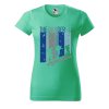 Dámské tričko s potiskem The danger (Barva trička - ženy (NOVÉ) Apple green, Velikost - všechny NOVÉ 2XL)