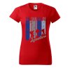 Dámské tričko s potiskem The danger (Barva trička - ženy (NOVÉ) Apple green, Velikost - všechny NOVÉ 2XL)