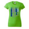 Dámské tričko s potiskem The danger (Barva trička - ženy (NOVÉ) Apple green, Velikost - všechny NOVÉ 2XL)