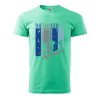 Pánské tričko s potiskem The danger (Barva trička (muži) NOVÉ Apple green, Velikost - všechny NOVÉ 2XL)