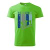 Pánské tričko s potiskem The danger (Barva trička (muži) NOVÉ Apple green, Velikost - všechny NOVÉ 2XL)