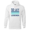 Pánská mikina s potiskem Legenda limitovaná edice (Barva mikiny malfini pánské Bílá, Velikost - muž NOVÉ 2XL)
