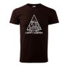 Pánské tričko s potiskem Happy camper (Barva trička (muži) NOVÉ Apple green, Velikost - všechny NOVÉ 2XL)