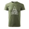 Pánské tričko s potiskem Happy camper (Barva trička (muži) NOVÉ Apple green, Velikost - všechny NOVÉ 2XL)