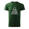 Pánské tričko s potiskem Happy camper (Barva trička (muži) NOVÉ Apple green, Velikost - všechny NOVÉ 2XL)