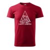 Pánské tričko s potiskem Happy camper (Barva trička (muži) NOVÉ Apple green, Velikost - všechny NOVÉ 2XL)