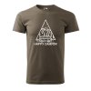 Pánské tričko s potiskem Happy camper (Barva trička (muži) NOVÉ Apple green, Velikost - všechny NOVÉ 2XL)