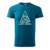 Pánské tričko s potiskem Happy camper (Barva trička (muži) NOVÉ Apple green, Velikost - všechny NOVÉ 2XL)