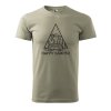 Pánské tričko s potiskem Happy camper (Barva trička (muži) NOVÉ Apple green, Velikost - všechny NOVÉ 2XL)