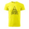 Pánské tričko s potiskem Happy camper (Barva trička (muži) NOVÉ Apple green, Velikost - všechny NOVÉ 2XL)