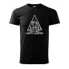 Pánské tričko s potiskem Happy camper (Barva trička (muži) NOVÉ Apple green, Velikost - všechny NOVÉ 2XL)