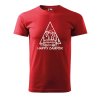 Pánské tričko s potiskem Happy camper (Barva trička (muži) NOVÉ Apple green, Velikost - všechny NOVÉ 2XL)