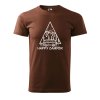 Pánské tričko s potiskem Happy camper (Barva trička (muži) NOVÉ Apple green, Velikost - všechny NOVÉ 2XL)
