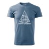 Pánské tričko s potiskem Happy camper (Barva trička (muži) NOVÉ Apple green, Velikost - všechny NOVÉ 2XL)