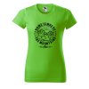 Dámské tričko s potiskem Home is where (Barva trička - ženy (NOVÉ) Apple green, Velikost - všechny NOVÉ 2XL)