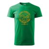 Pánské tričko s potiskem Home is where (Barva trička (muži) NOVÉ Apple green, Velikost - všechny NOVÉ 2XL)