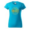 Dámské tričko s potiskem Crazy to camp (Barva trička - ženy (NOVÉ) Apple green, Velikost - všechny NOVÉ 2XL)