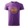 Pánské tričko s potiskem Crazy to camp (Barva trička (muži) NOVÉ Apple green, Velikost - všechny NOVÉ 2XL)