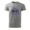 Pánské tričko s potiskem Crazy to camp (Barva trička (muži) NOVÉ Apple green, Velikost - všechny NOVÉ 2XL)