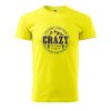 Pánské tričko s potiskem Crazy to camp (Barva trička (muži) NOVÉ Apple green, Velikost - všechny NOVÉ 2XL)