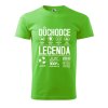 Pánské tričko s potiskem Důchodce legenda (Barva trička (muži) NOVÉ Apple green, Velikost - všechny NOVÉ 2XL)