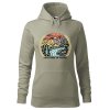 Dámská mikina Adventure in nature (Barva dámské mikiny Malfini Cape Bílá, Velikost - žena NOVÉ 2XL)