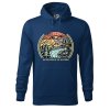 Pánská mikina s potiskem Adventure in nature (Barva mikiny malfini pánské Bílá, Velikost - muž NOVÉ 2XL)