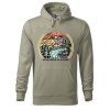 Pánská mikina s potiskem Adventure in nature (Barva mikiny malfini pánské Bílá, Velikost - muž NOVÉ 2XL)