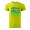 Pánské tričko s potiskem Táta myslivec (Barva trička (muži) NOVÉ Apple green, Velikost - všechny NOVÉ 2XL)