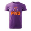 Pánské tričko s potiskem Je čas na pivo (Barva trička (muži) NOVÉ Apple green, Velikost - všechny NOVÉ 2XL)