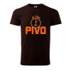 Pánské tričko s potiskem Je čas na pivo (Barva trička (muži) NOVÉ Apple green, Velikost - všechny NOVÉ 2XL)