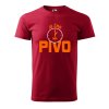 Pánské tričko s potiskem Je čas na pivo (Barva trička (muži) NOVÉ Apple green, Velikost - všechny NOVÉ 2XL)