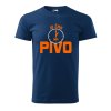 Pánské tričko s potiskem Je čas na pivo (Barva trička (muži) NOVÉ Apple green, Velikost - všechny NOVÉ 2XL)