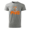 Pánské tričko s potiskem Je čas na pivo (Barva trička (muži) NOVÉ Apple green, Velikost - všechny NOVÉ 2XL)