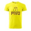 Pánské tričko s potiskem Je čas na pivo (Barva trička (muži) NOVÉ Apple green, Velikost - všechny NOVÉ 2XL)