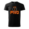 Pánské tričko s potiskem Je čas na pivo (Barva trička (muži) NOVÉ Apple green, Velikost - všechny NOVÉ 2XL)