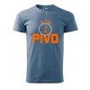 Pánské tričko s potiskem Je čas na pivo (Barva trička (muži) NOVÉ Apple green, Velikost - všechny NOVÉ 2XL)