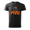 Pánské tričko s potiskem Je čas na pivo (Barva trička (muži) NOVÉ Apple green, Velikost - všechny NOVÉ 2XL)