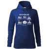 Dámská mikina Náplň dne (Barva dámské mikiny Malfini Cape Bílá, Velikost - žena NOVÉ 2XL)